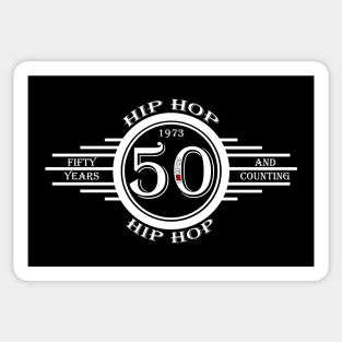 IAHH - 50 YEARS and COUNTING (WHITE LETTER) Sticker
